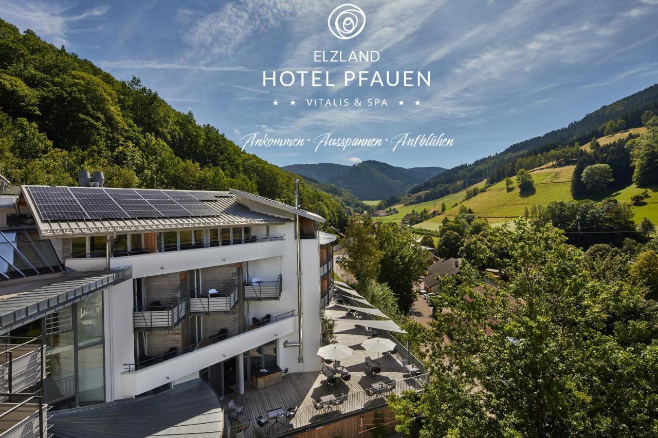 Elzland Hotel Pfauen Wellness & Spa Elzach Eksteriør bilde